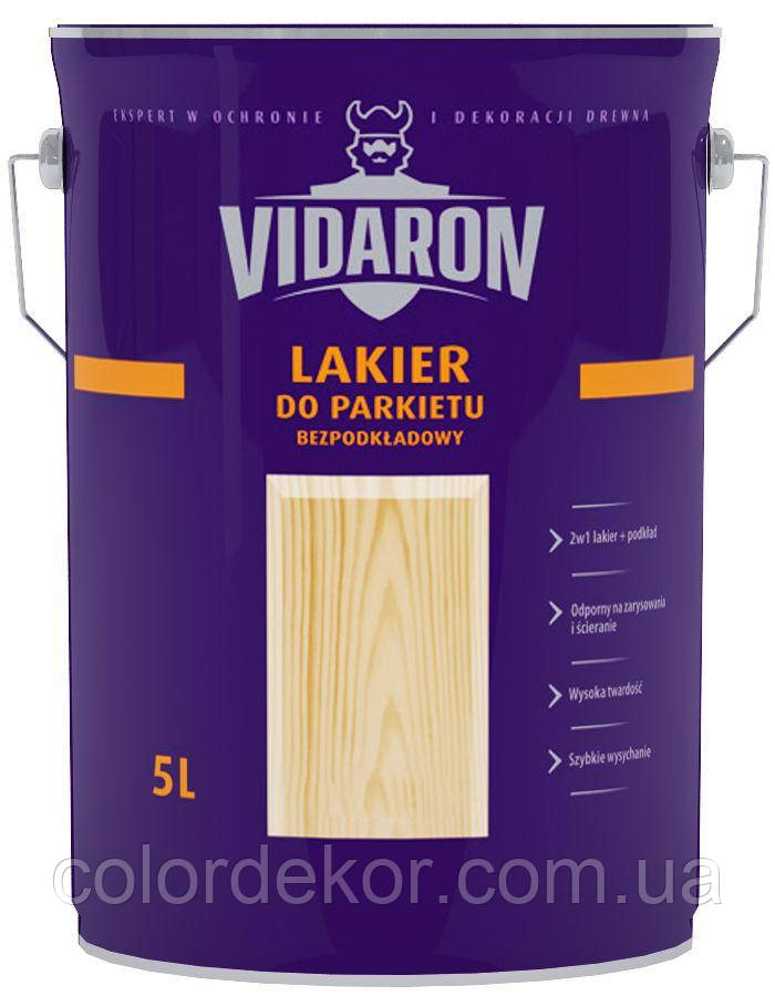 Паркетний лак без застосування ґрунтовки Vidaron (матовий) 5 л