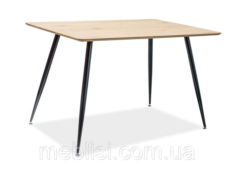 Стіл REMUS дуб /чорний 120X80 (Signal)
