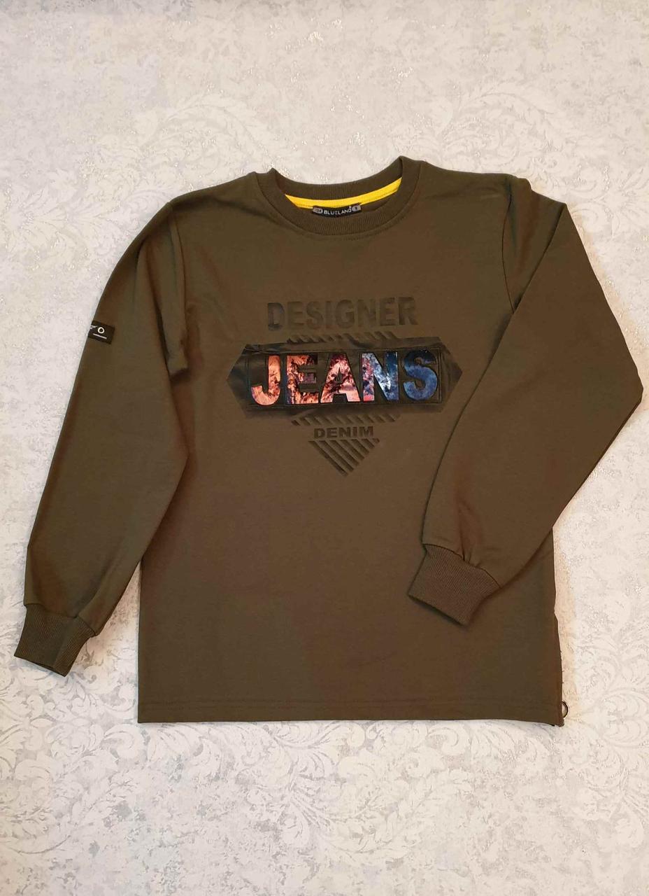Реглан хакі на хлопчиків 134,170 зростання Bueland JEANS хакі