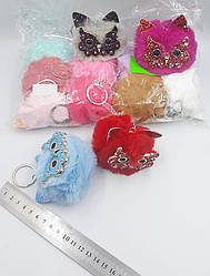 Брелок помпон сова