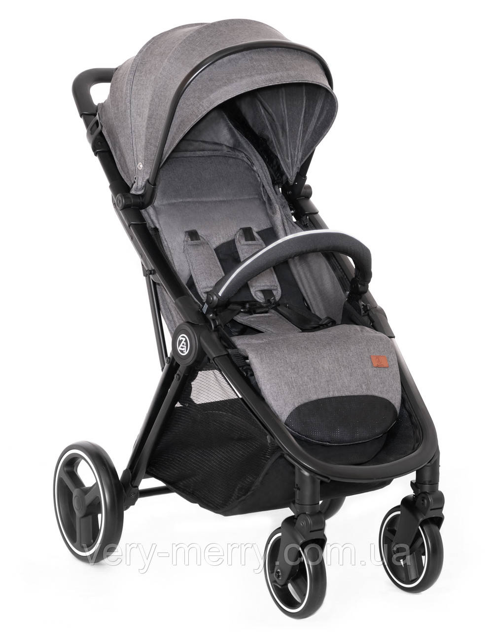 Детская прогулочная коляска Babyzz B100 (светло-серый цвет) + бесплатная доставка - фото 2 - id-p1134212871