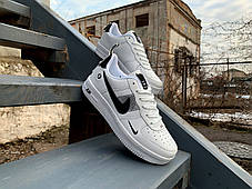 Чоловічі кросівки Nike Air Force 1 (41-46) White білі, фото 4