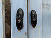 Чоловічі кросівки Nike Air Force 1 Black/Orange чорні з помаранчевим, фото 11