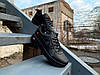 Чоловічі кросівки Nike Air Force 1 Black/Orange чорні з помаранчевим, фото 10