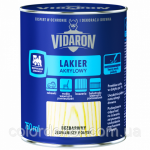 Акриловий лак для дерева Vidaron (глянсовий) 0,75 л