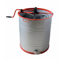 Медогонка 3-рамкова поворотна. Бак – нержавіючий (AISI 430); ротор, касети зварені - порошкове фарбування; кран – пластик. Ø 625