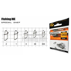 Застібка Fishing ROI Special Snap № 000 6kg 10шт.