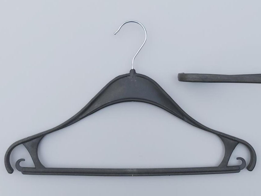 Плічка вішалки тремпеля Турків темного кольору хакі, довжина 40 см