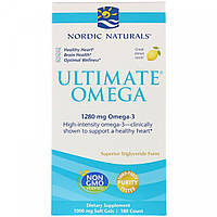 Nordic Naturals, Ultimate omega-3 (180 капс.), омега-3 триглицериды