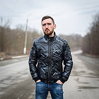 Чоловіча демісезонна куртка Y.L.Z, сірого кольору