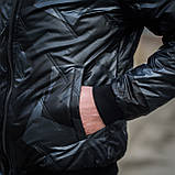 Чоловіча демісезонна куртка  Y.L.Z, сірого кольору, фото 5