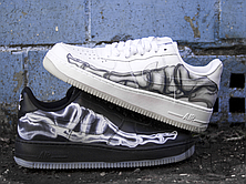 Чоловічі кросівки Nike Air Force 1 Low Black Skeleton BQ7541-001, фото 4