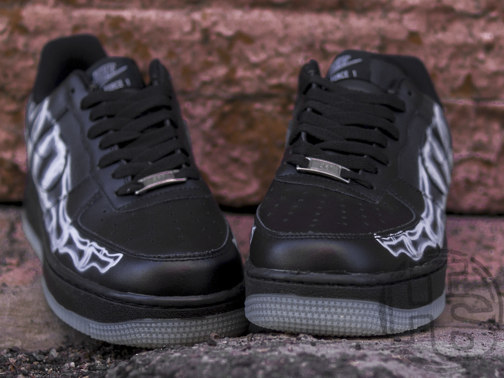 Мужские кроссовки Nike Air Force 1 Low Black Skeleton BQ7541-001 - фото 6 - id-p1131898762