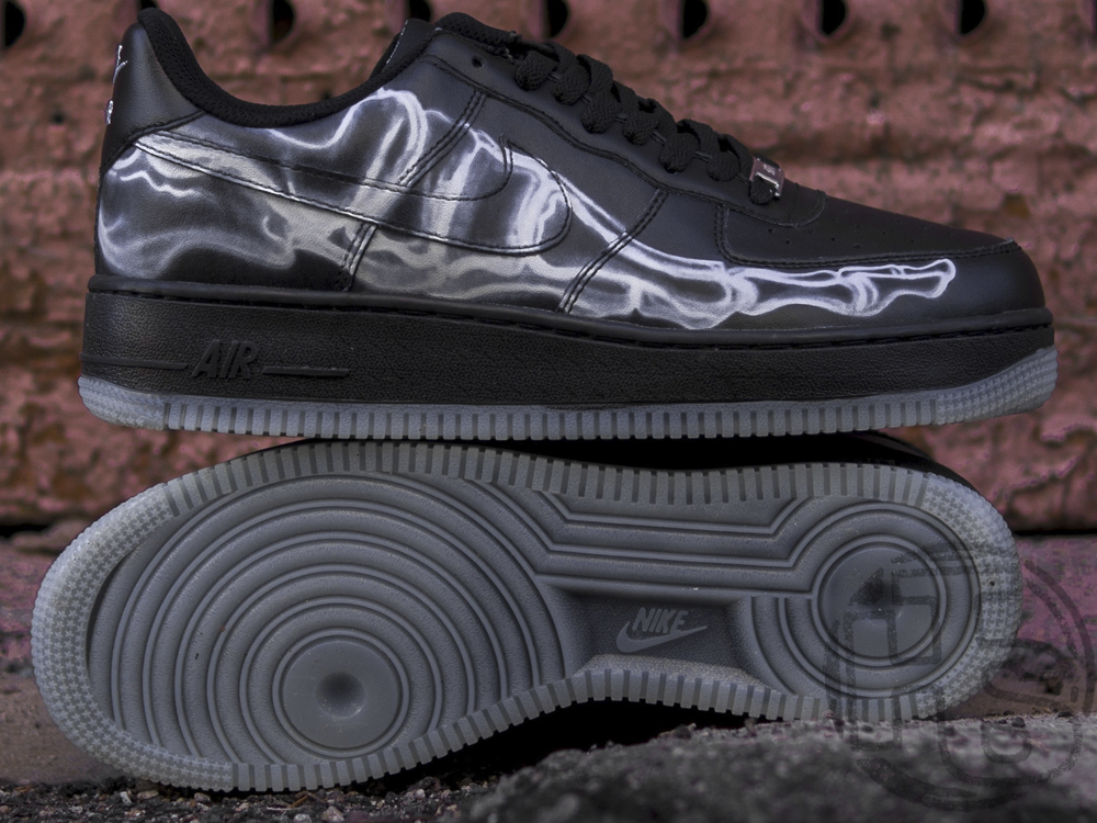 Мужские кроссовки Nike Air Force 1 Low Black Skeleton BQ7541-001 - фото 8 - id-p1131898762