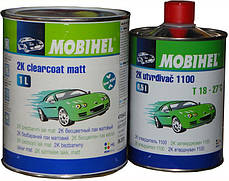 Лак акриловий матовий Mobihel 2K + затверджувач 1100 0,5 л