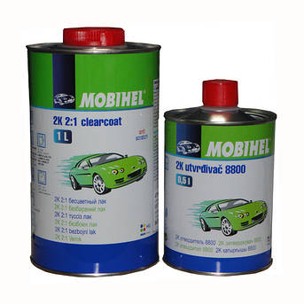 Автомобільний акриловий Лак Mobihel MS anti scratch 2+1 0,5 л + затверджувач 8800 0,25 л, фото 1