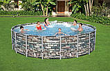 Каркасний басейн Bestway 56886 Loft Ø 549 х 132 см, фільтр-насос 5678 л/ч, сходи, тент, дозатор, фото 3