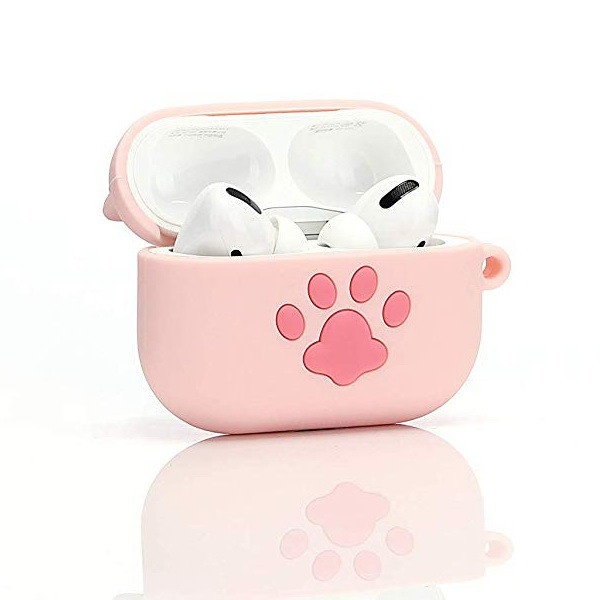 ОЧЕНКА! Чохол для навушників Apple AirPods Pro Alitek Котолапка Pink box (Предоплата)