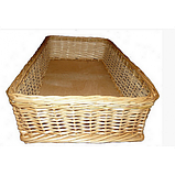 Плетені лотки кошика з лози для магазину, пекарень, фото 4