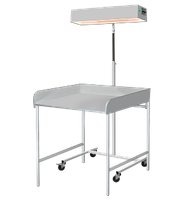 Облучатель для верхнего обогрева младенца с пеленальным столиком ЛВО-02 (Лучистое тепло)