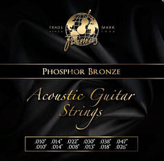 FRAMUS 47240 PHOSPHOR BRONZE LIGHT 12STRING (10-47) Комплект 12 струн Струни для акустичної гітари