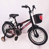 Детский двухколесный велосипед SPEED FIELDS-16 черный 16 дюймов