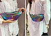 Яскрава перламутрова поясна сумка бананка, фото 9