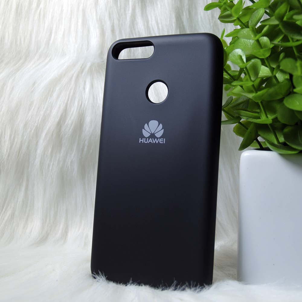 Силіконовий чохол Original Silicone case Huawei P Smart Black (чорний)