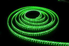 Економна зеленого кольору LED-стрічка 5050-30 IP20 (5 метрив)