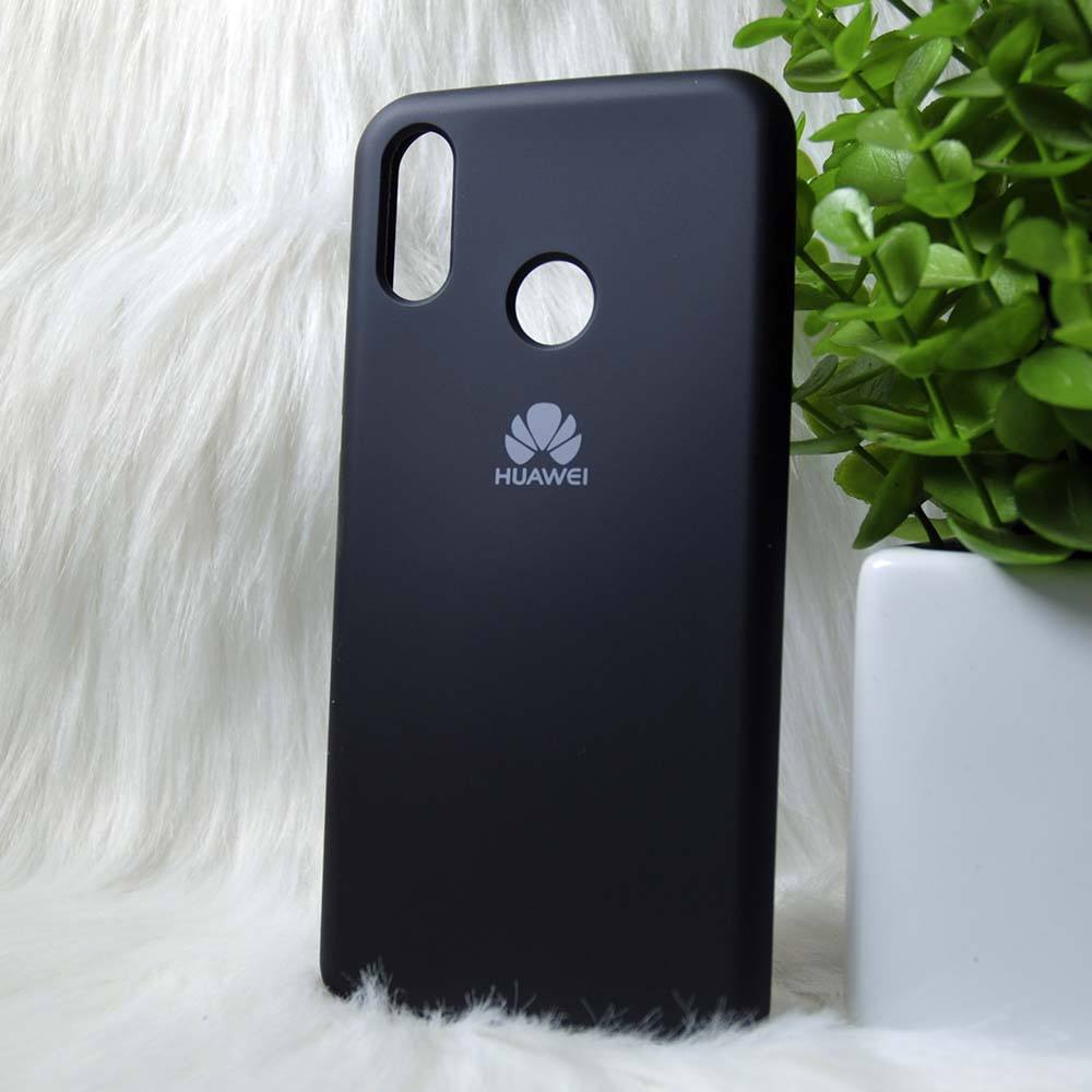 Силіконовий чохол Original Silicone case Huawei P Smart Plus Black (чорний)