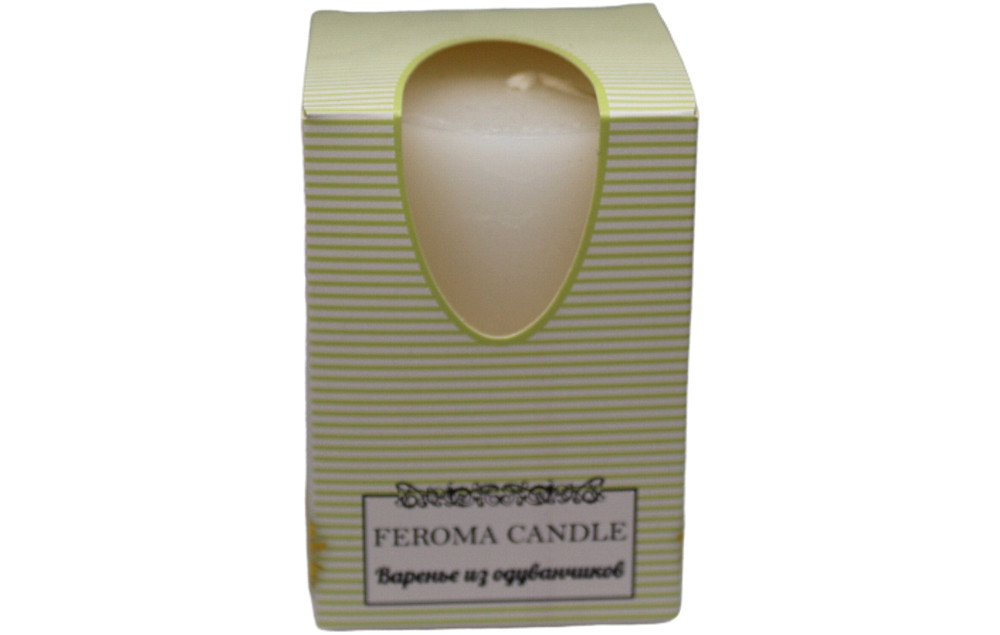 Ароматизований циліндр Проміс-Плюс FEROMA CANDLE Варення з кульбаби