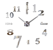 Настінні годинники великі 3D "DIY" від 80 до 150см (ZH015-1S), фото 3