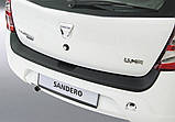 Пластикова захисна накладка на задній бампер для Renault Dacia Sandero 2008-2012, фото 2