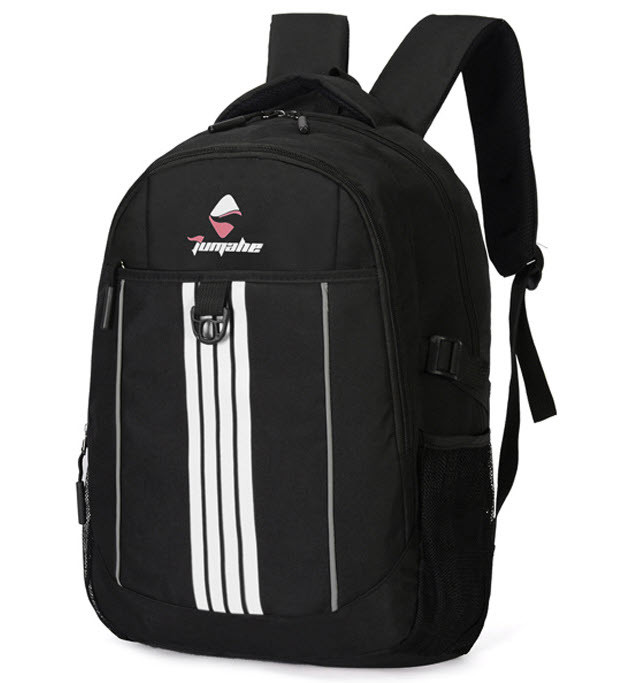 Великий місткий рюкзак зі смужками Унісекс