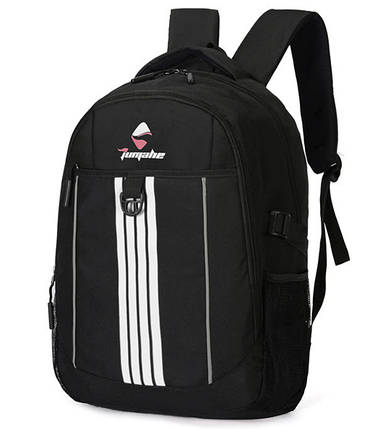 Великий місткий рюкзак зі смужками Унісекс, фото 1