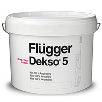 Латексная акриловая краска Flugger Dekso 5, 9.1 л