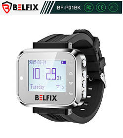Пейджер-годинник для офіціантів і персоналу BELFIX-P01BK