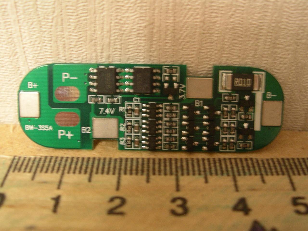 Контролер заряду розряду 3-х Li-Ion 18650 11.1V-12.6V 5A BW-3S5A-A