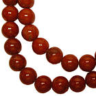 Намистини 10 мм близько 39 см Яшма Червона, Отвір 1 мм, на Нитях, №208, для Біжутерії, Рукоділля, фото 4