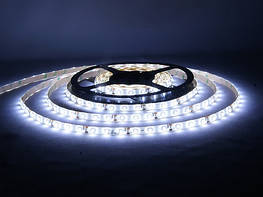 Преміумна білого кольору LED стрічка 5050-60 водозахисна (IP65) (5 метрив)