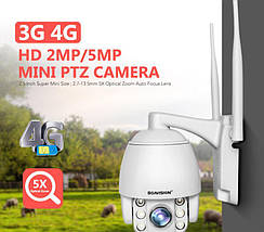 Камера зовнішня Boavision HX-4G50M24AS sim-карта 3G 4G 5X Zoom, фото 2