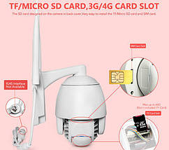 Камера зовнішня Boavision HX-4G50M24AS sim-карта 3G 4G 5X Zoom, фото 3