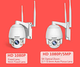 Камера зовнішня Boavision HX-4G50M24AS sim-карта 3G 4G 5X Zoom, фото 2