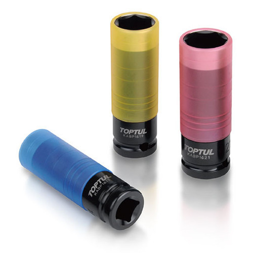 Набір головок 1/2" для шиномонтажу, 3 од. Pro-Series TOPTUL GDAS0301 (Тайвань), фото 1