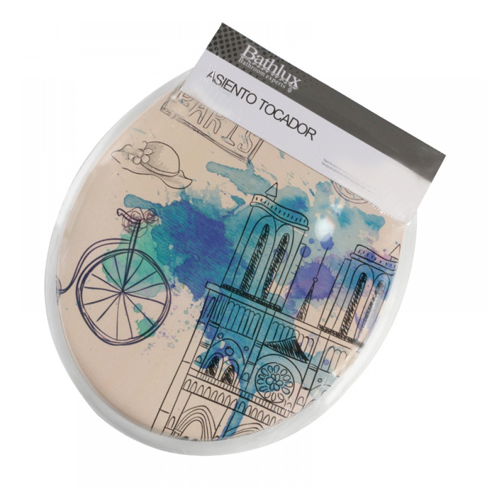 М'яке сидіння на унітаз Bathlux "Menara Eiffel soft" 50154