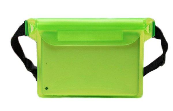 Водонепроникна сумка на пояс Waterproof Bag зелена, фото 1