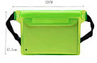 Водонепроникна сумка на пояс Waterproof Bag зелена, фото 6