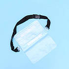 Водонепроникна сумка на пояс Waterproof Bag прозора, фото 4