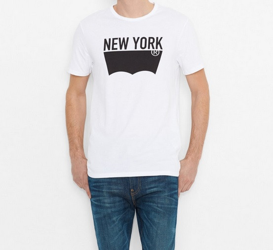 Чоловіча футболка Levis Nyc City Tee — White (XL)