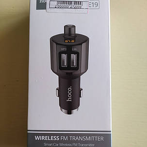 АЗУ Hoco E19 Bluetooth FM-трансмітер, фото 3